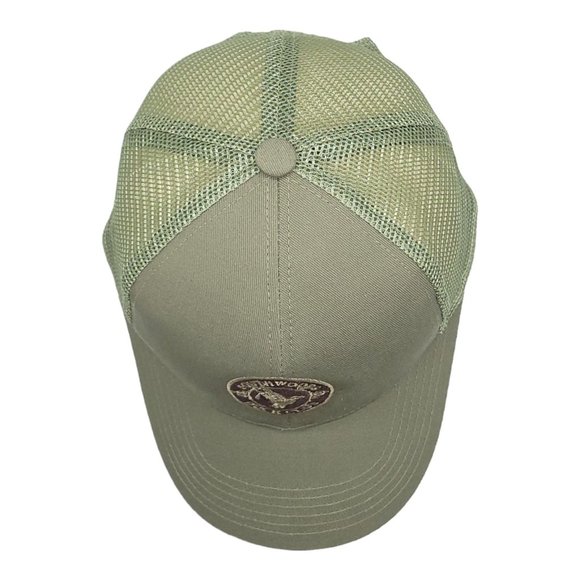 Southwoods Duck Club Green Mesh Strapback Cap Trucker Baseball Hat - Picture 6 of 12